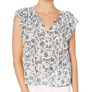 NWT Lucky brand flutter sleeve top size M